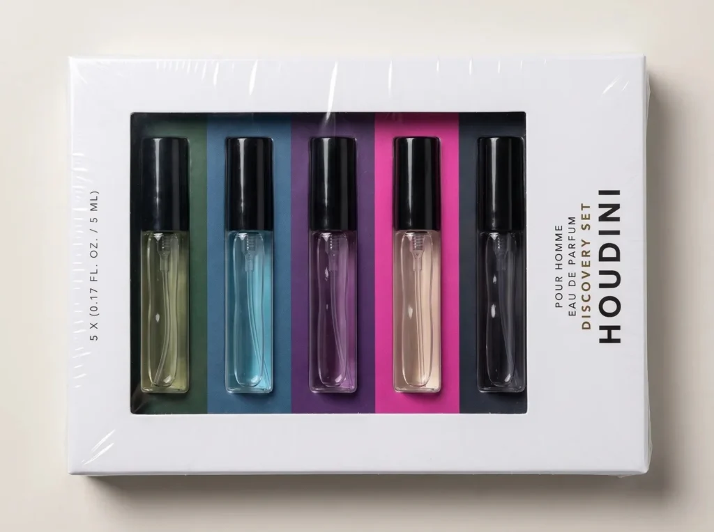 Houdini Discovery Box, 5 x 5ml Eau de Parfum